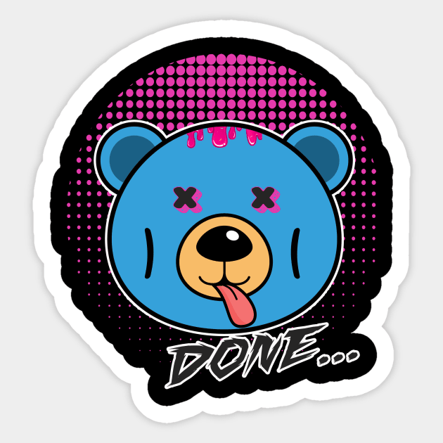 BONE BEAR Sticker by Bear Company